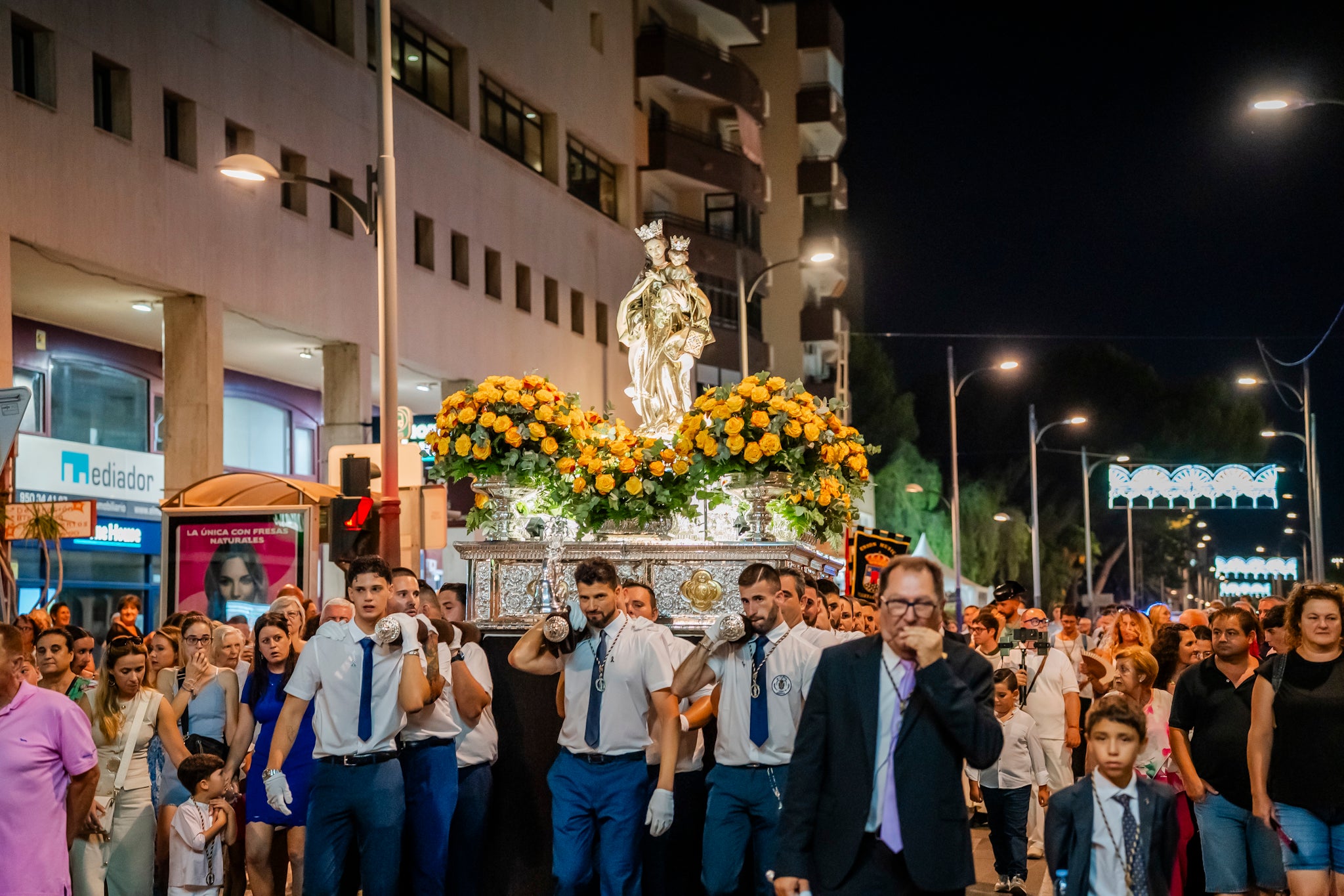 La Virgen del Carmen finaliza las Fiestas de Aguadulce