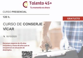 La Cámara de Comercio organiza un curso de conserje para mayores de 45 años en desempleo