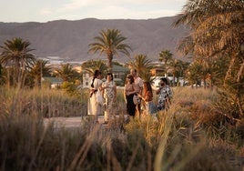 Una de las visitas guiadas de este pasado sábado.