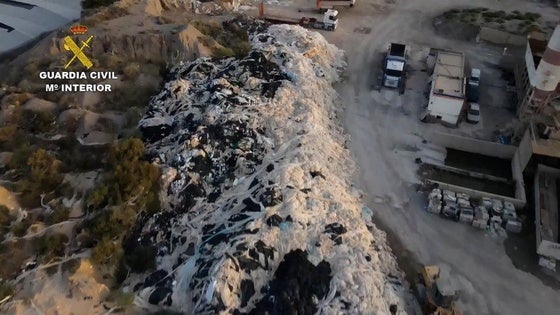 El Seprona afirma que el vertedero de Roquetas carecía de «ningún tipo de control» ni «licencia»
