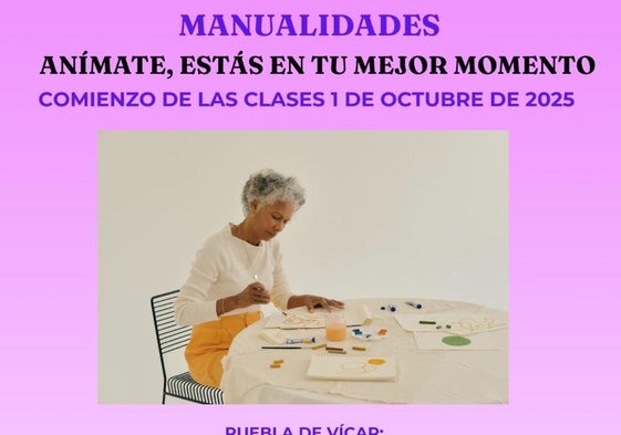 Cartel anunciador de una de las actividades.