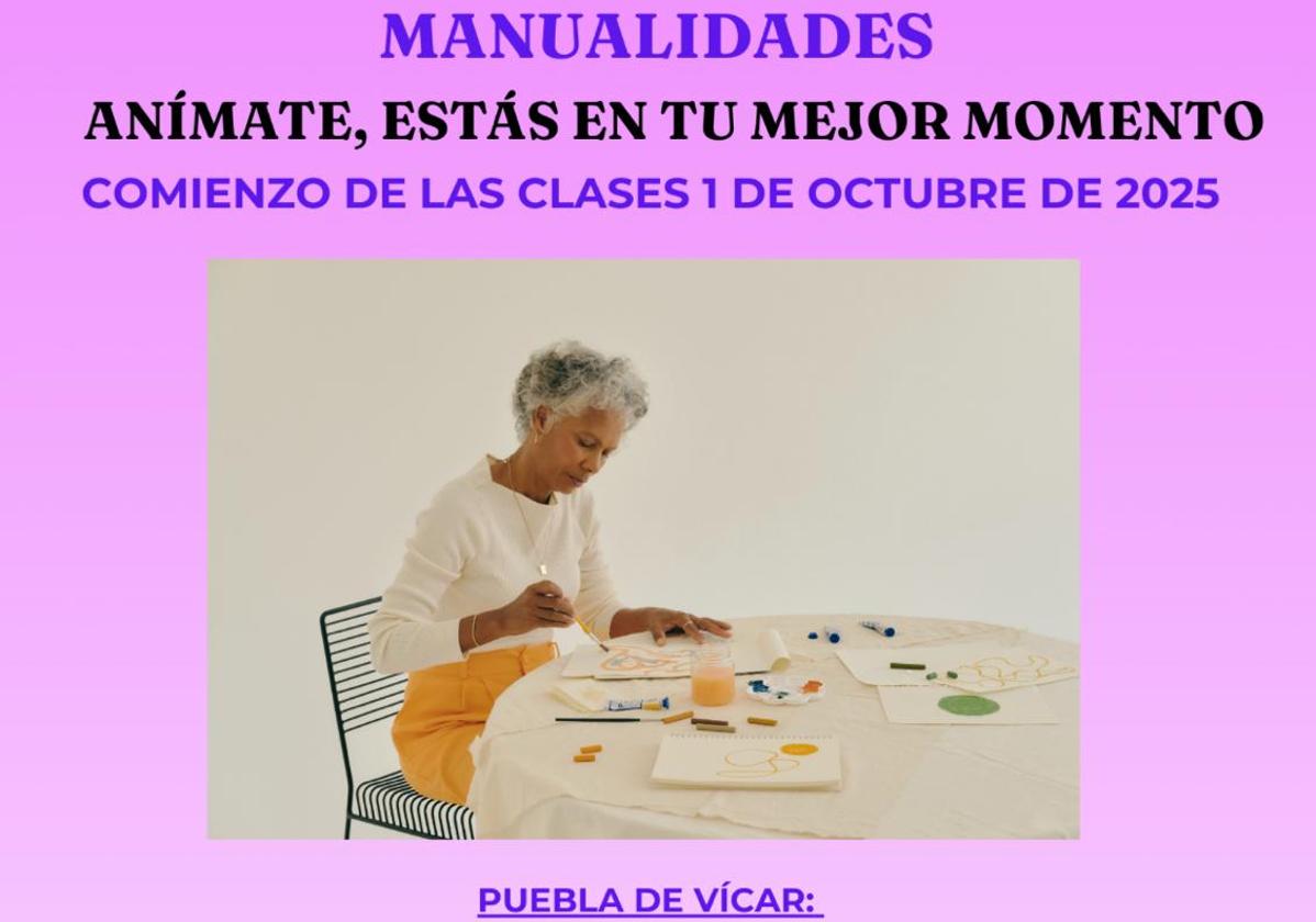 Cartel anunciador de una de las actividades.