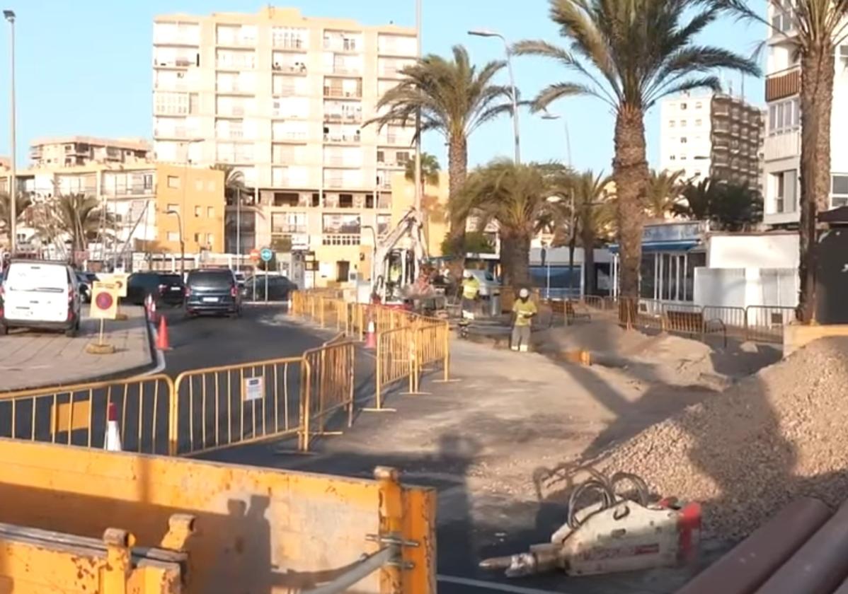 Los trabajos consisten en la instalación de 66 metros de tubería de PVC de 315 milímetros de diámetro.