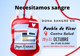 Cartel anunciador de esta colecta en el municipio vicario.