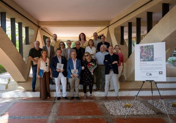 Un momento del homenaje en la localidad roquetera.