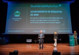 El Ayuntamiento de Roquetas de Mar recibe este galardón por la infraestructura pionera en Europa.