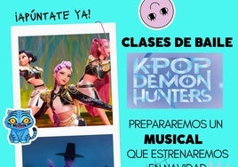 Cartel anunciador de esta actividad en el municipio vicario.