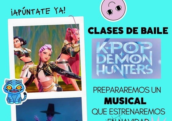 Cartel anunciador de esta actividad en el municipio vicario.