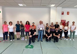 Uno de los talleres de defensa personal realizado anteriormente,