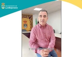 Captura del vídeo en el que habla el alcalde de La Mojonera.