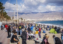 Los roqueteros celebran este evento que sirve como preámbulo de Nochevieja.
