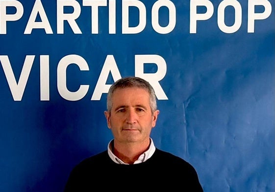El portavoz del Partido Popular de Vícar, José Manuel Manzano.