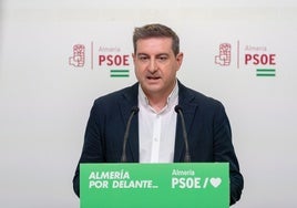 El secretario de Organización del PSOE almeriense mantiene que «la corrupción en Almería no es puntual».