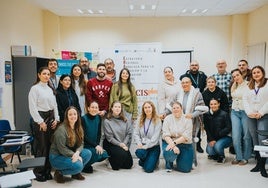 Una de las reuniones de ERACIS+ Roquetas de Mar.