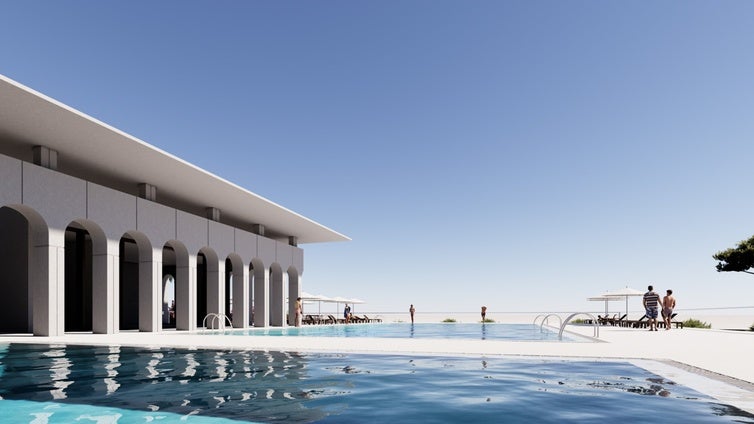 Roquetas apuesta por construir una innovadora piscina de agua marina inspirada en la Antigua Roma