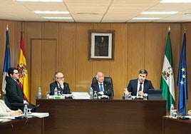 Uno de los momentos del Pleno celebrado este jueves en Roquetas.