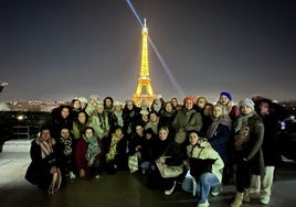 Una de las imágenes del viaje en París.