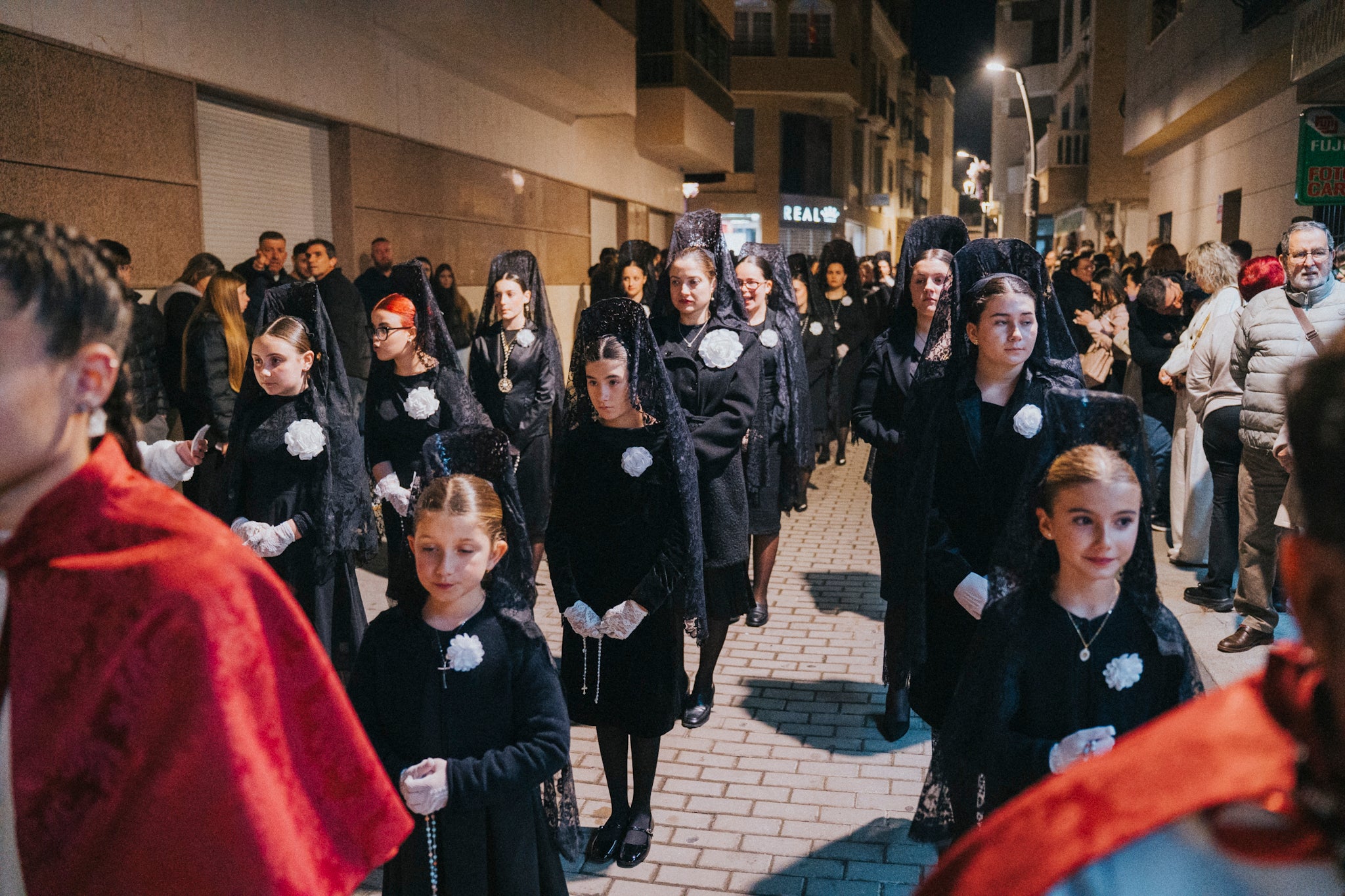 Así se vivió el paso de Nuestro Padre Jesús Nazareno por Roquetas