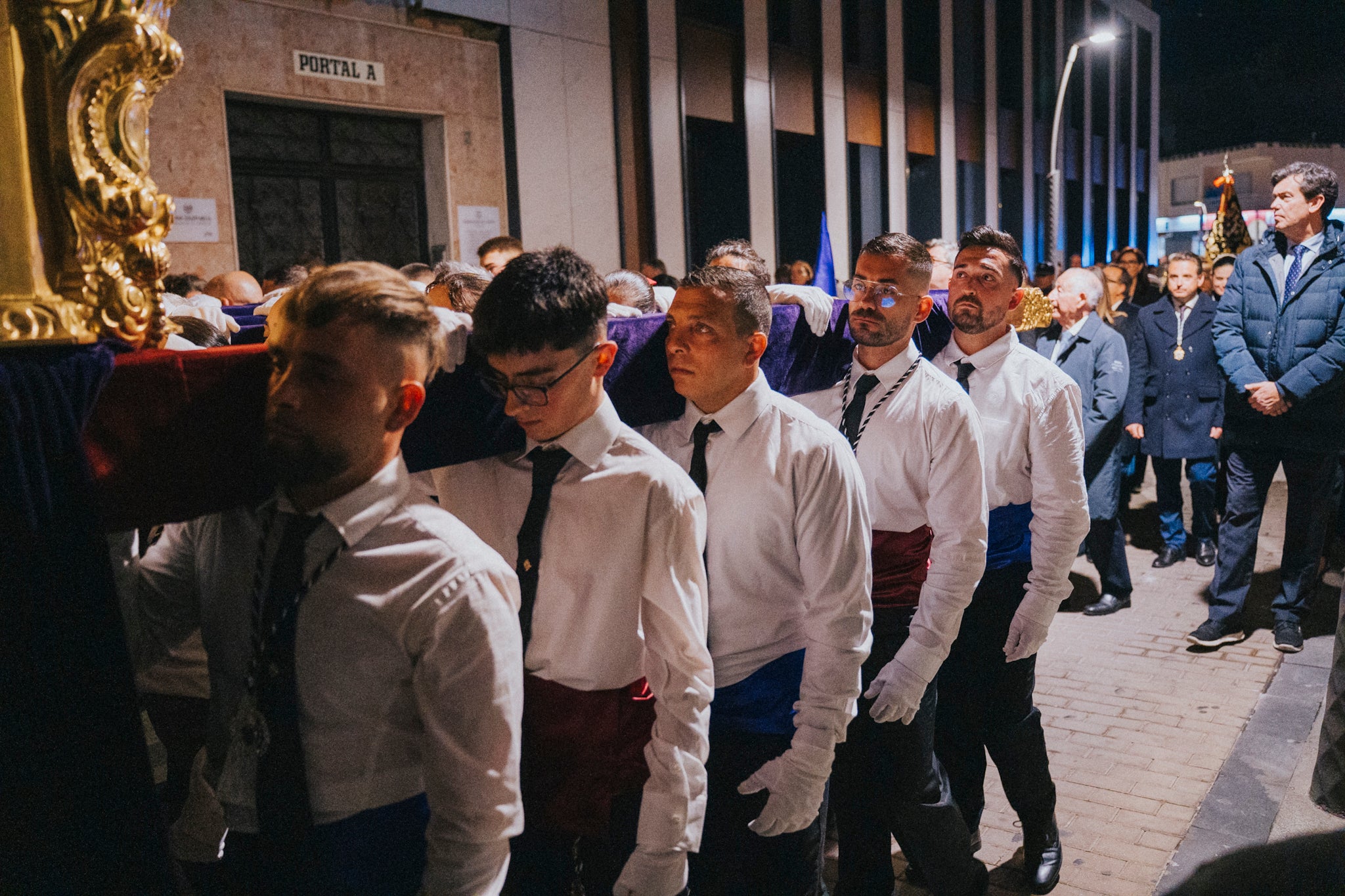 Así se vivió el paso de Nuestro Padre Jesús Nazareno por Roquetas