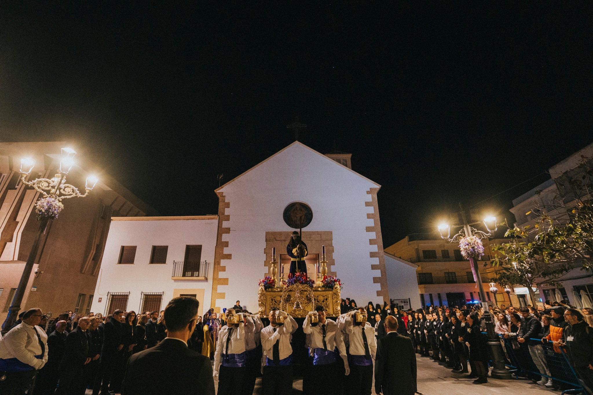 Así se vivió el paso de Nuestro Padre Jesús Nazareno por Roquetas