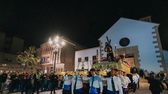 Así se vivió el paso de Nuestro Padre Jesús Nazareno por Roquetas
