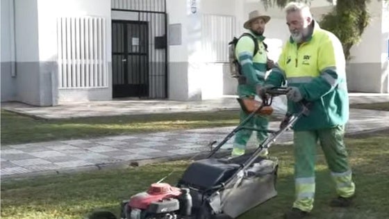 Roquetas realizan trabajos de embellecimiento en Las Marinas