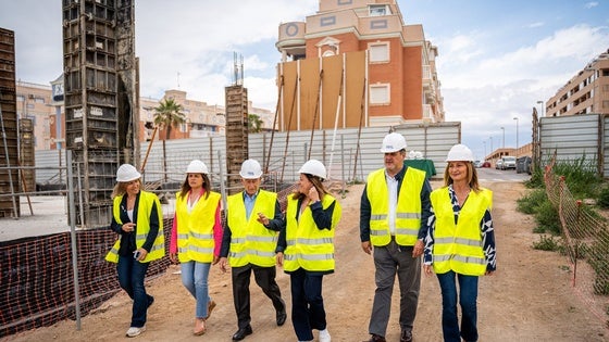 La Junta hace una visita técnica a las obras del IES Las Salinas de Roquetas