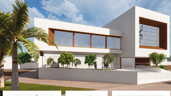 Vícar se acerca a su futura Escuela de Música: la Diputación adjudica su construcción