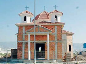 Las obras de la Iglesia Rumana de Roquetas, en su última fase