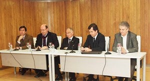Víctor Zabala, Hervé Touyá y Rui Bento analizaron la situación de los toros