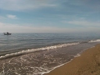 Quejas vecinales por la presencia de barcos pescando a escasos metros de la orilla de Aguadulce