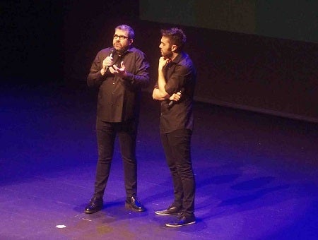 Dani Martínez y Florentino Fernández ofrecieron un espectáculo de humor con gran éxito en Roquetas de Mar