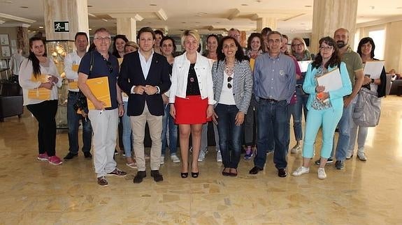 Una veintena de agencias de viaje visitan Roquetas de la mano de Luxair