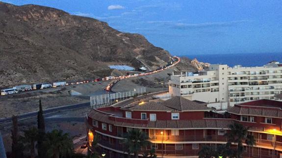 La Subdelegación asegura que no habrá restricciones de tráfico en la A-7 este fin de semana en Roquetas