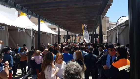 La Feria de la Cerveza Artesana se cierra hoy tras un intenso fin de semana