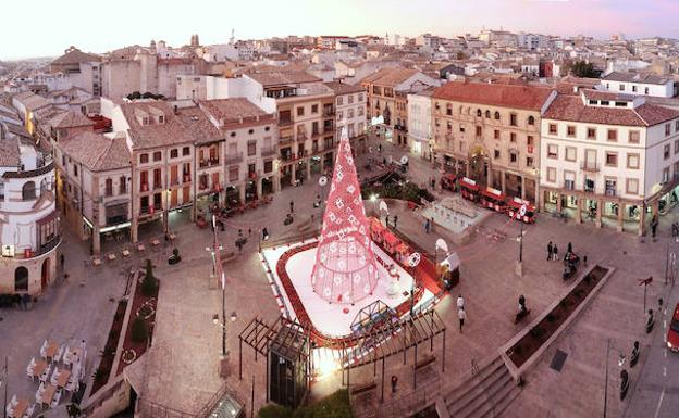 Ambiente navideño en Úbeda.