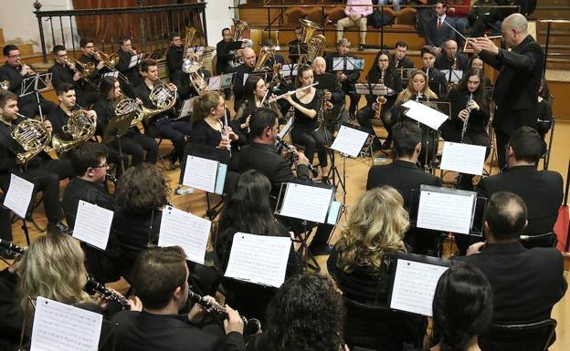 Un anterior concierto de la Agrupación Musical Ubetense en honor a Palma Burgos.