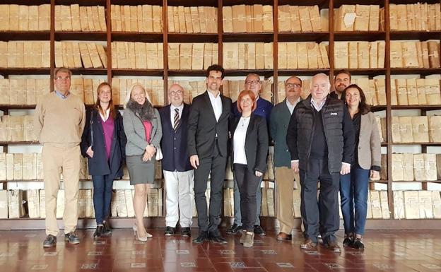Visita al Archivo Histórico Nacional.
