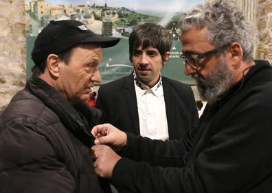 Imagen secundaria 1 - Dos rockeros entendiéndose, Curro Savoy junto a Perico y Amparanoia junto a Ariel Rot.