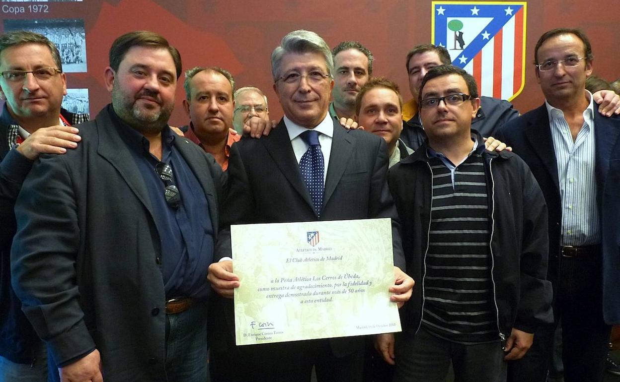 Enrique Cerezo y Marcelino Pérez celebrarán el 60 aniversario de la Peña Atlética de Úbeda