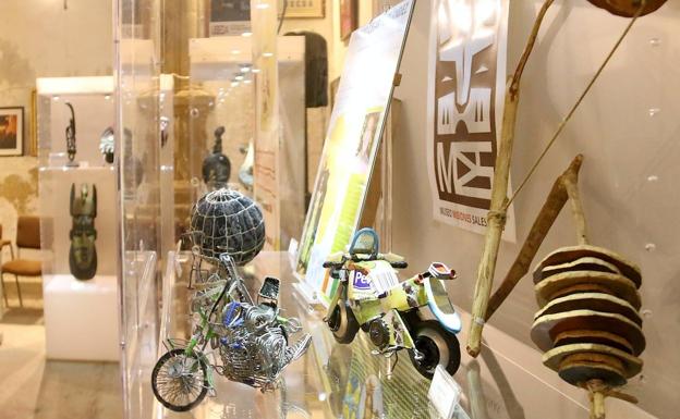 Detalle de la exposición.