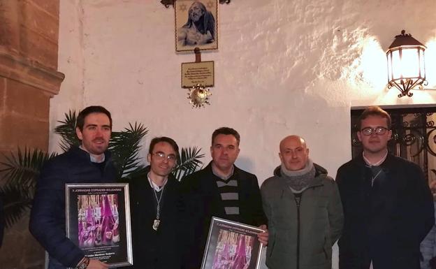 Inauguración de un azulejo artístico realizado conjuntamente por Damián Martínez Guijarro y Pablo Tito.