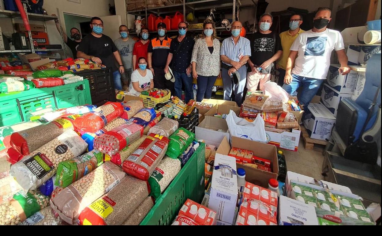 La noria solidaria logró recaudar alrededor de 5.000 productos de alimentación