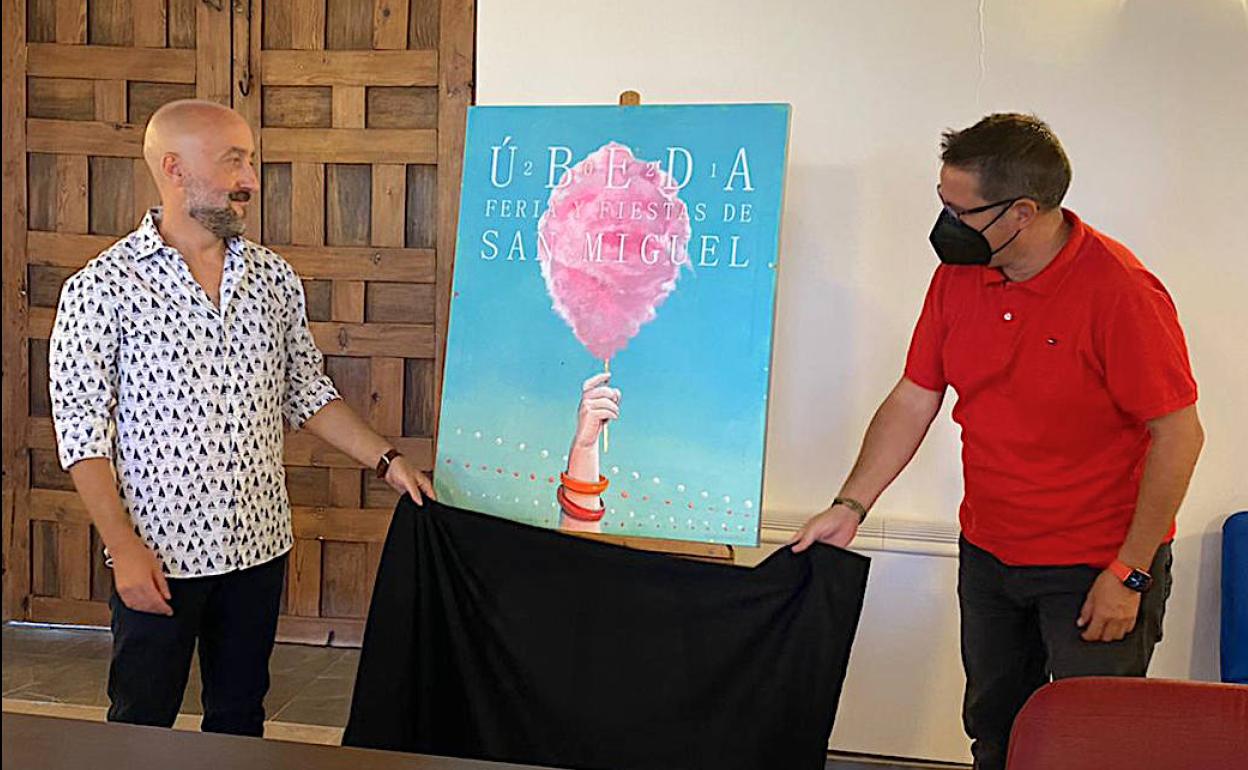 Salvador González y Jerónimo García en la presentación del cartel.