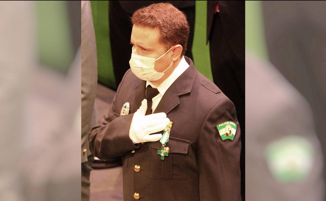 Medalla de Andalucía al Mérito Policial para un agente de la Policía Local de Úbeda