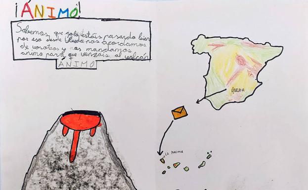 Algunas de las tarjetas enviadas.