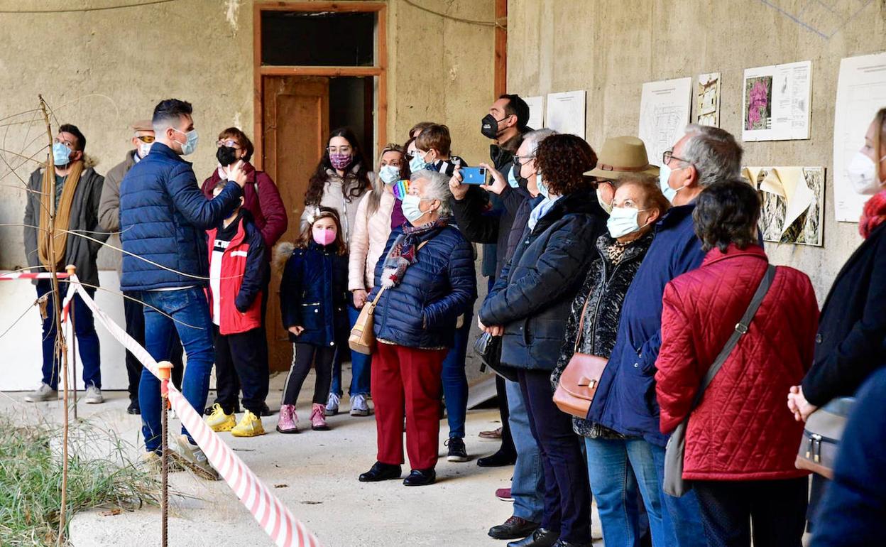 Un momento del recorrido por el Palacio de Francisco de los Cobos.