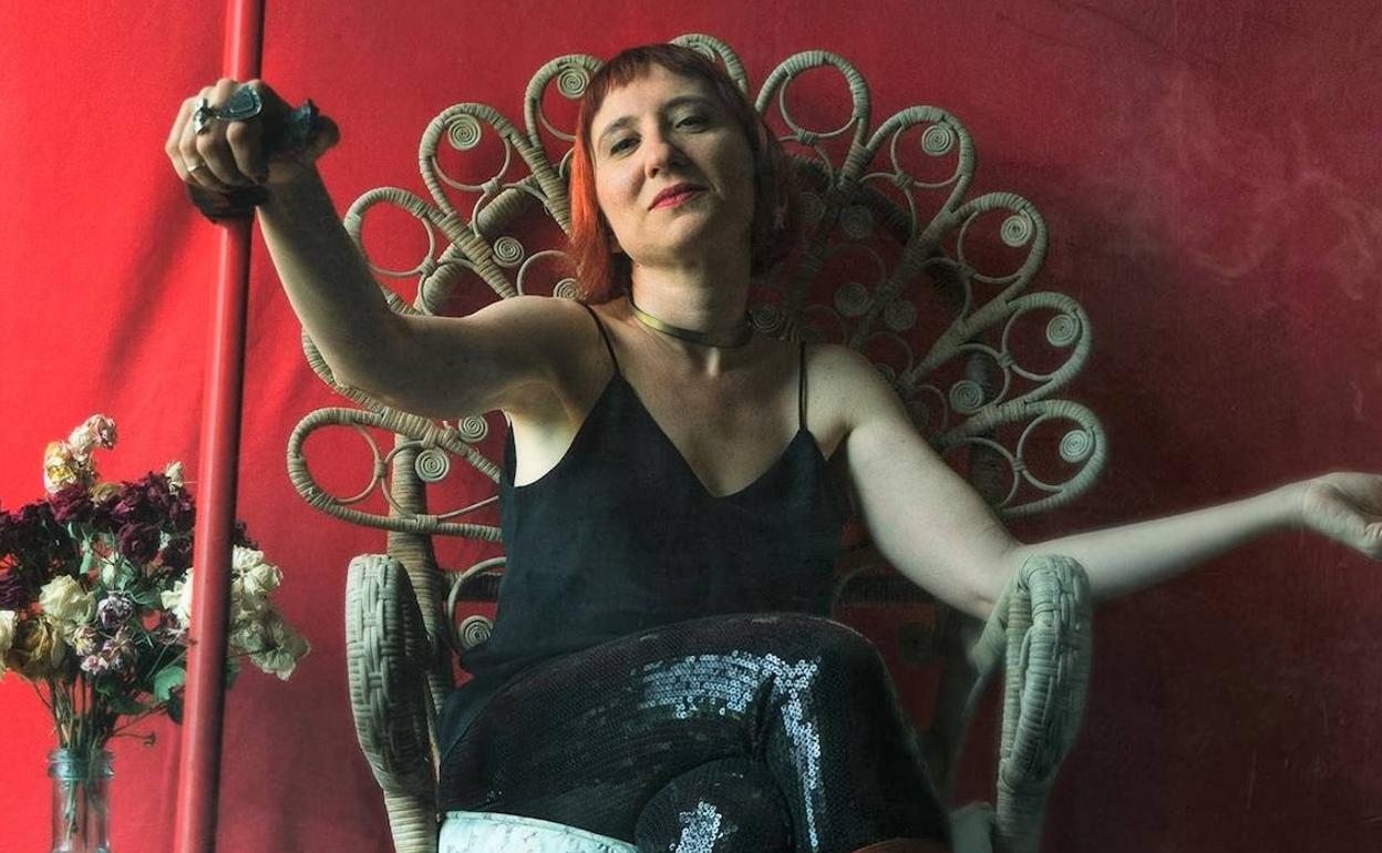 La cantante María Guadaña