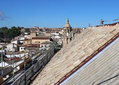 Imagen secundaria 1 - Vistas de la intervención en la parte más alta.