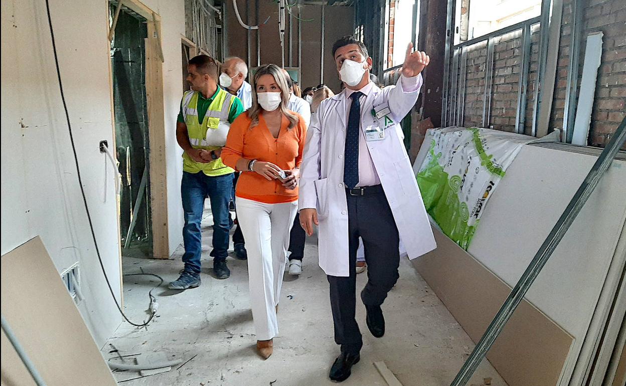 Las obras de la nueva Unidad Diagnóstica de Mama del hospital de Úbeda ya están al 50%